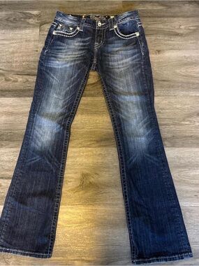 Women's Dark Blue Bootcut Jeans by Miss Me
